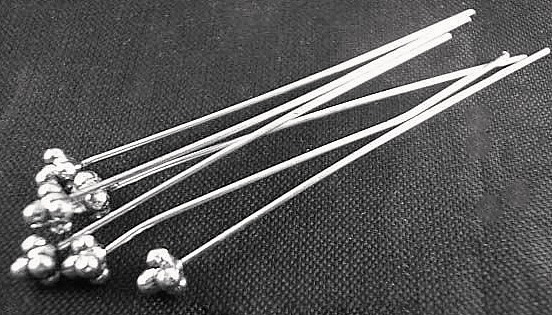 Tibetan Silver Bali style head pins